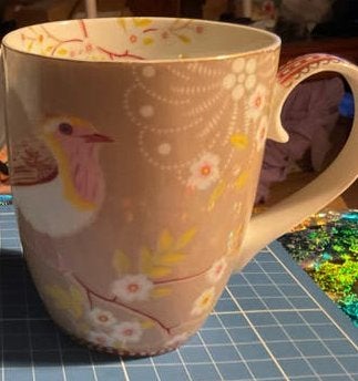 Pip studio, beker, met vogel, lees beschrijving, Ophalen of Verzenden, Gebruikt