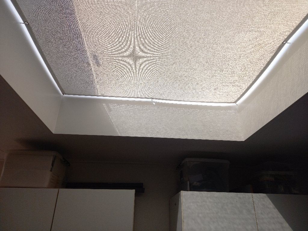 Zonwering doek voor lichtkoepel 123,5 x 123,5 cm, Huis en Inrichting, Overige Huis en Inrichting, Gebruikt, Ophalen