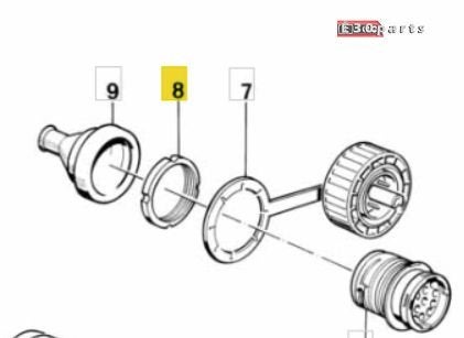 Schroefring voor diagnose stekker motorruimte BMW 3 / 5 / 6, Gebruikt, -, Ophalen of Verzenden, -