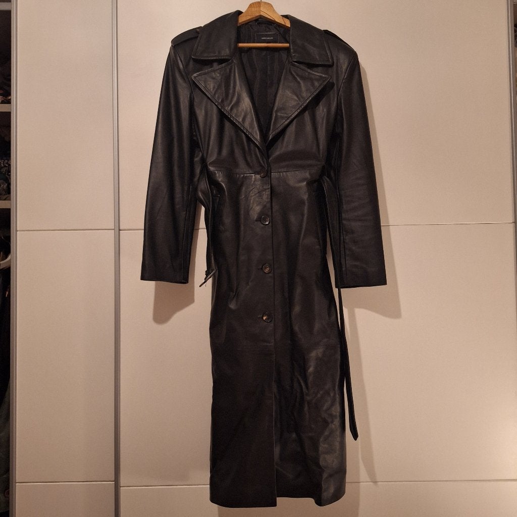 jas 100% lamsleer Karen Millen, Karen Millen, Zwart, Maat 42/44 (L), Ophalen of Verzenden