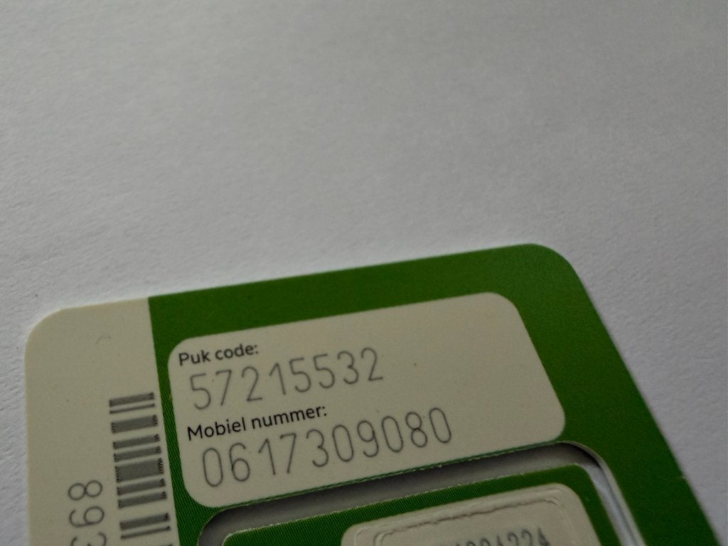 06 17 30 90 80 KPN Prepaid Sim, Ophalen of Verzenden, Nieuw, KPN, Simkaart
