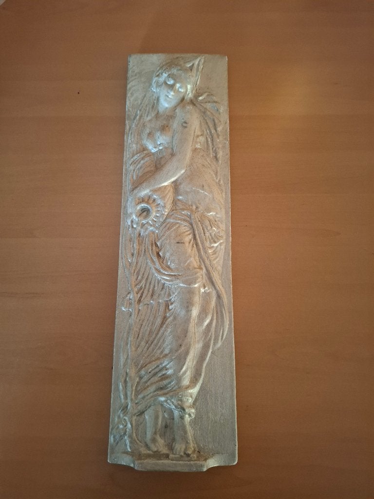 Decoratief wandreliëf in Art Nouveau-stijl, Ophalen of Verzenden