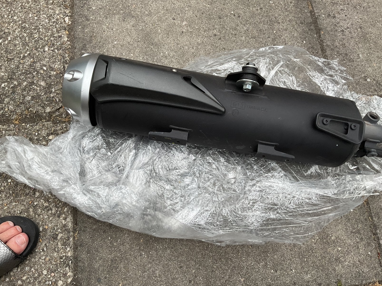 Uitlaat yamaha tmax 530, Motoren, Ophalen, Gebruikt