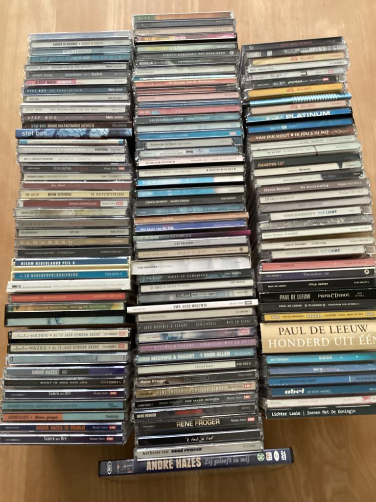 125 CD’s - Collectie Nederlandse artiesten, Ophalen, Gebruikt, Overige genres