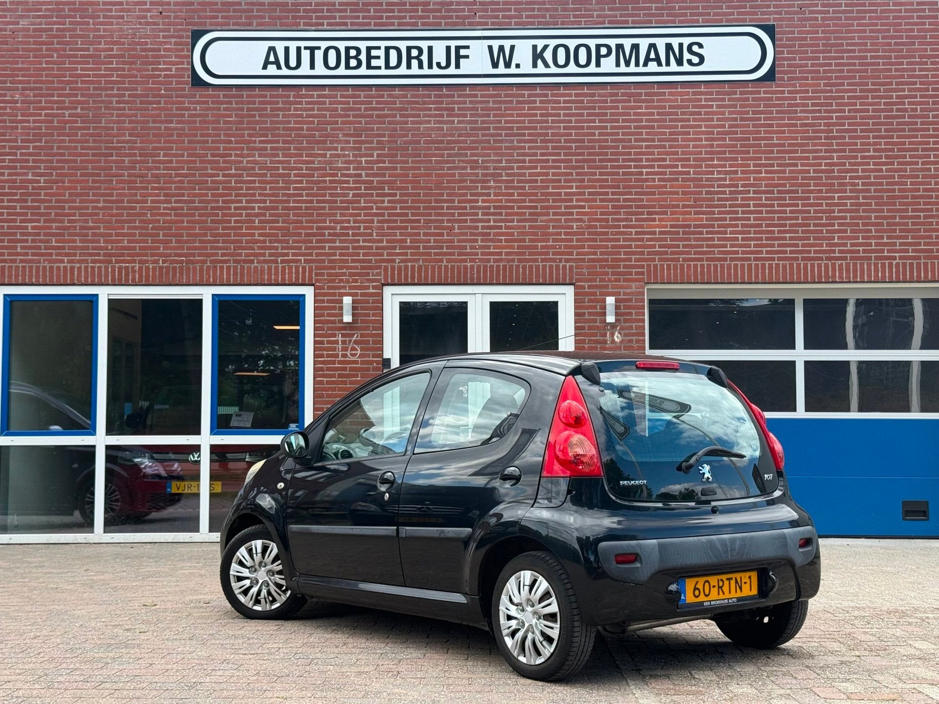 Peugeot 107 1.0-12V XS, Auto's, Euro 5, Stof, Gebruikt, Zwart