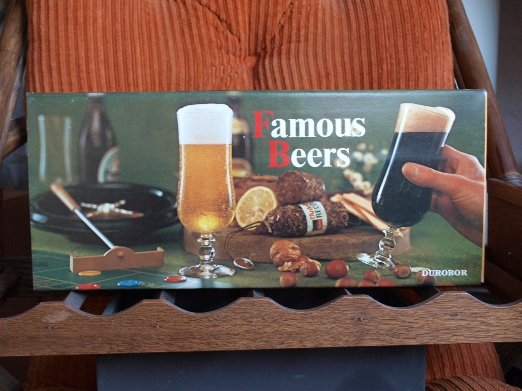 6 bierglazen in doos   slechts  8 euro, Ophalen of Verzenden, Nieuw, Glas of Glazen, Overige merken
