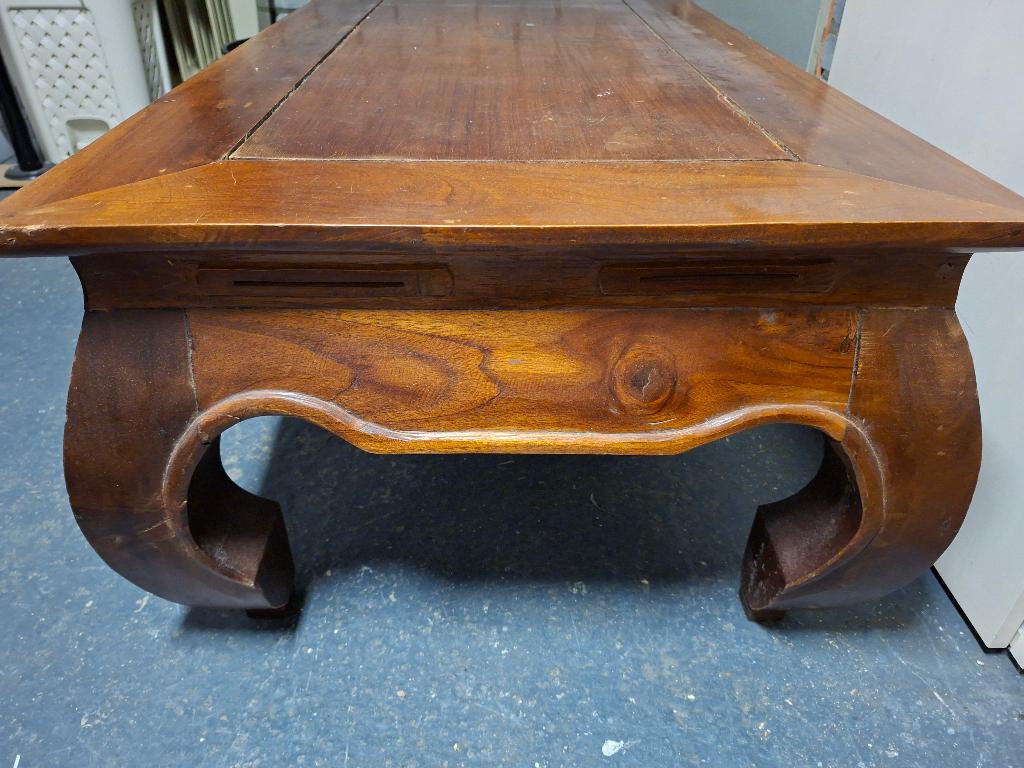 Opium salontafel 1206040, Ophalen, Gebruikt, 100 tot 150 cm, Teakhout