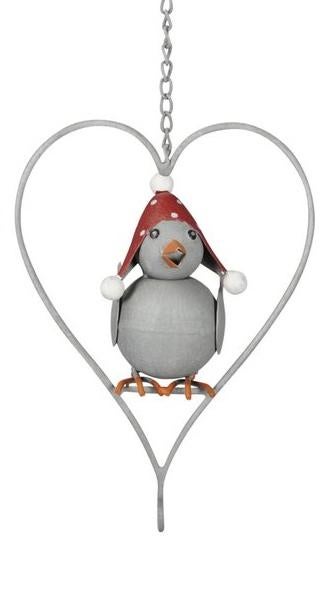 VOGEL IN HARTJE - MEZEN BOL - PINDA HANGER, Ophalen of Verzenden, Nieuw