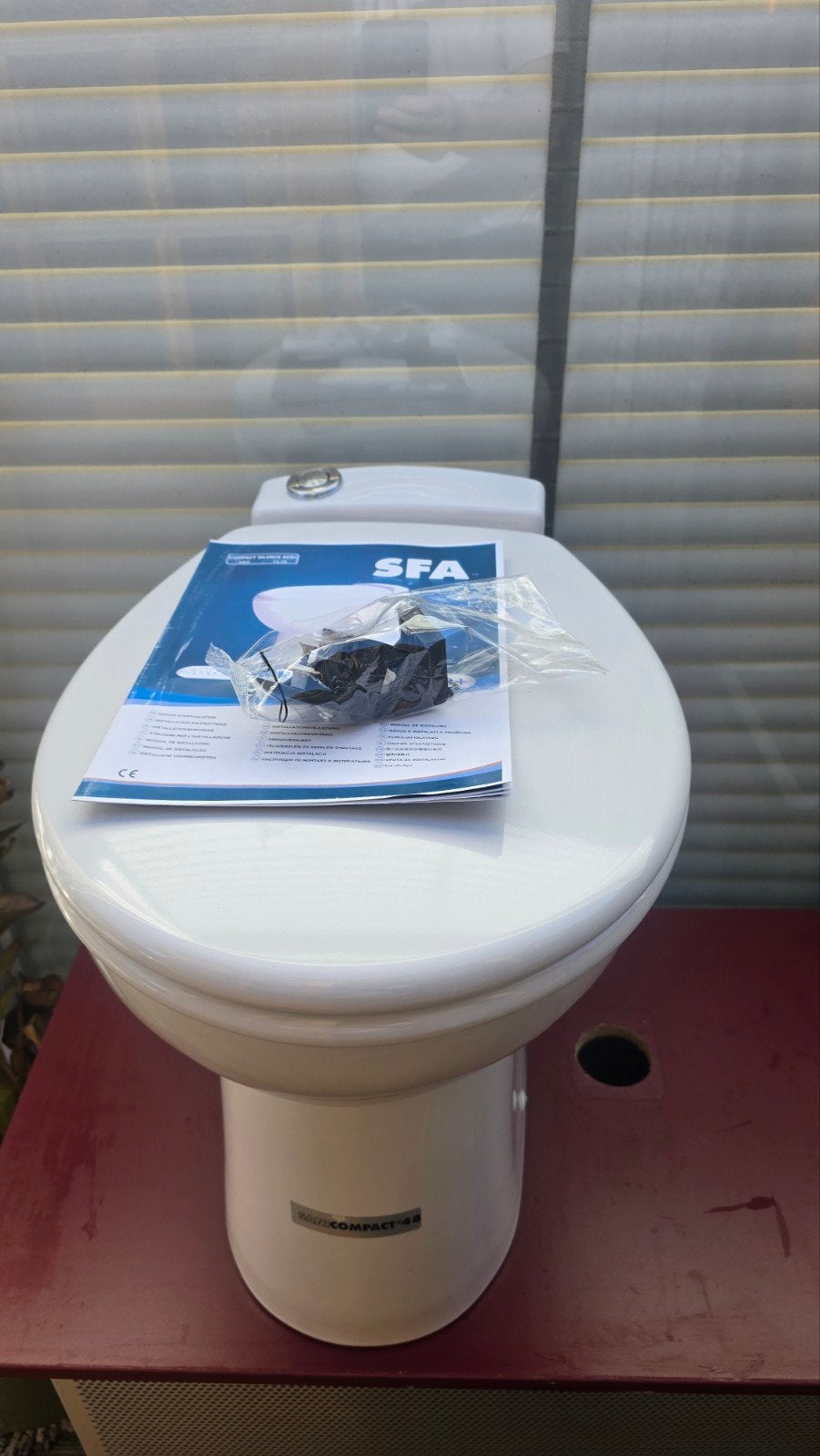 Sanicompact sanibroyeur sfa vermaler broyeur toilet, Ophalen of Verzenden, Nieuw