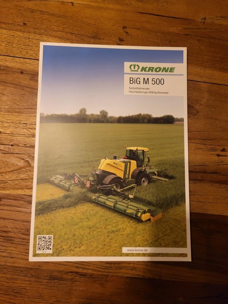 tractor folder Krone BIG M 500, Ophalen of Verzenden, Zo goed als nieuw