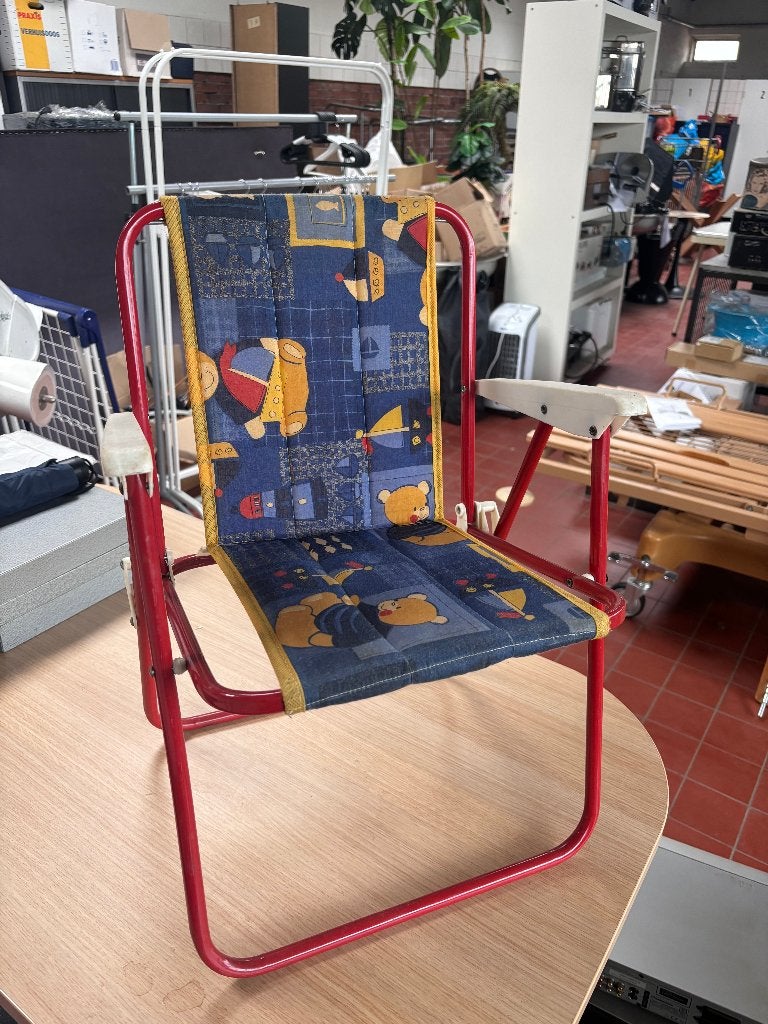 Opklapbare Kinderstoel Praxis Vintage Campingstoeltje, Ophalen, Gebruikt, Inklapstoel