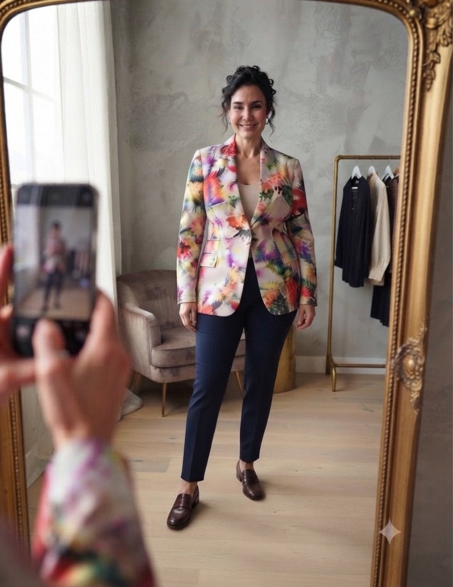Witteveen blazer maat L - in zeer goede staat, Kleding | Dames, Ophalen of Verzenden, Zo goed als nieuw, Maat 38/40 (M), Blauw