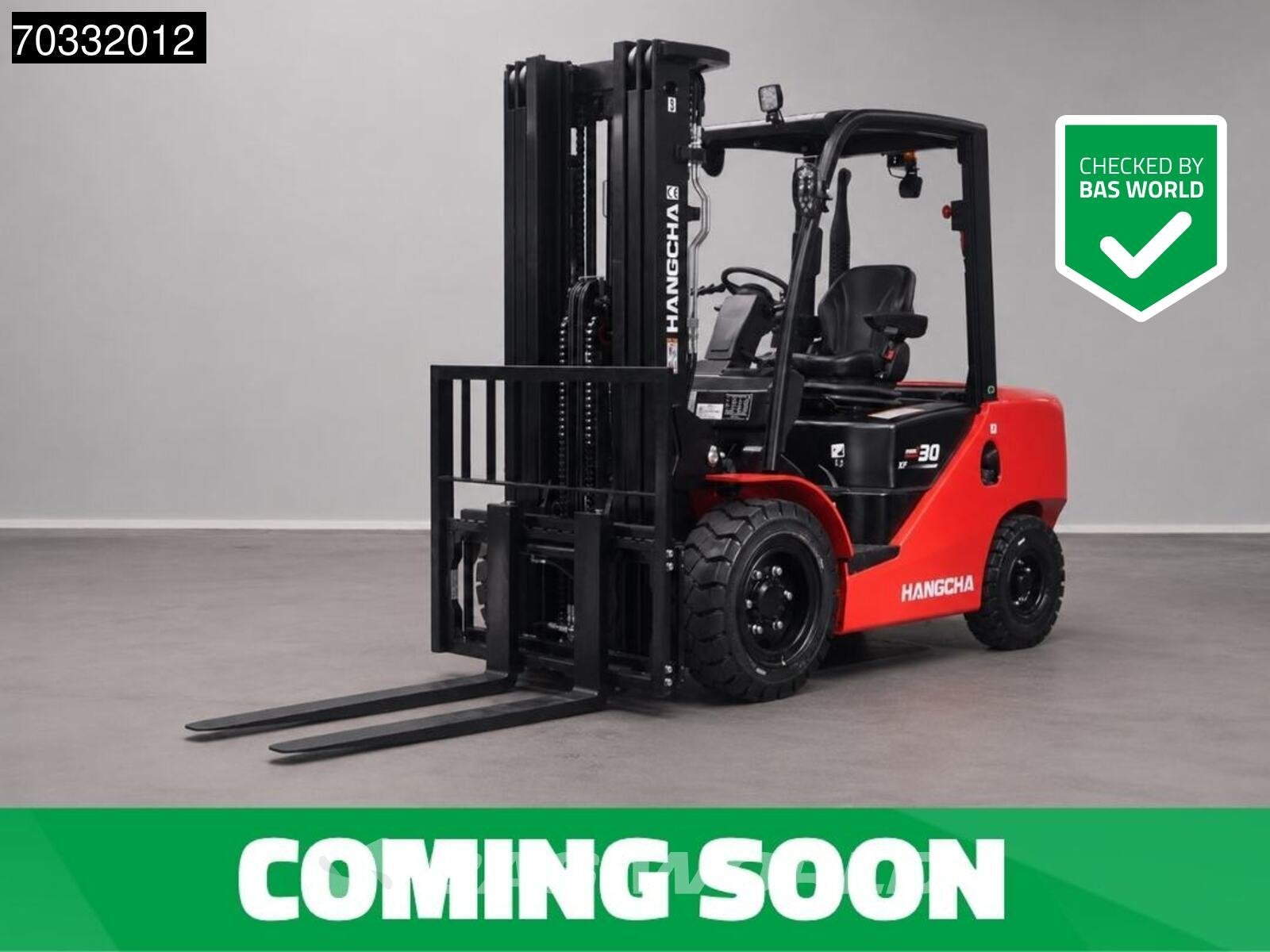 Hangcha CPCD30 FACTORY WARRANTY – KUBOTA ENGINE - CE, Diesel, Heftruck, Hangcha