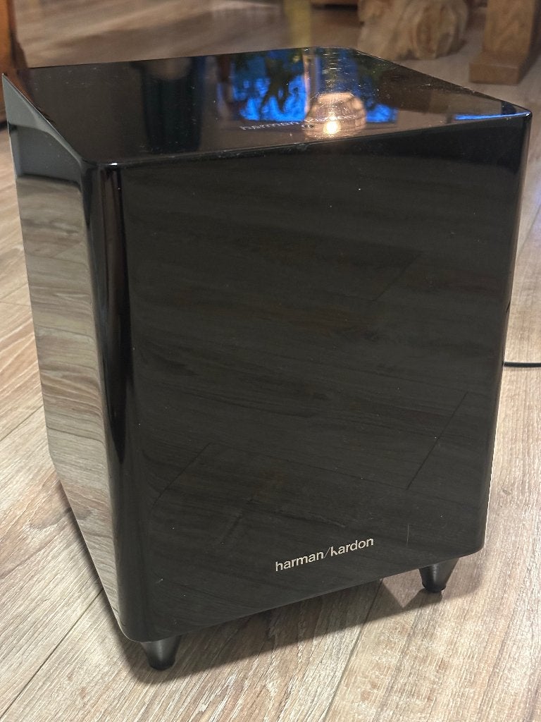 Harman Kardon HKTS210SUB/230 Subwoofer Zwart, Subwoofer, Harman Kardon, Ophalen, 150 watt of meer