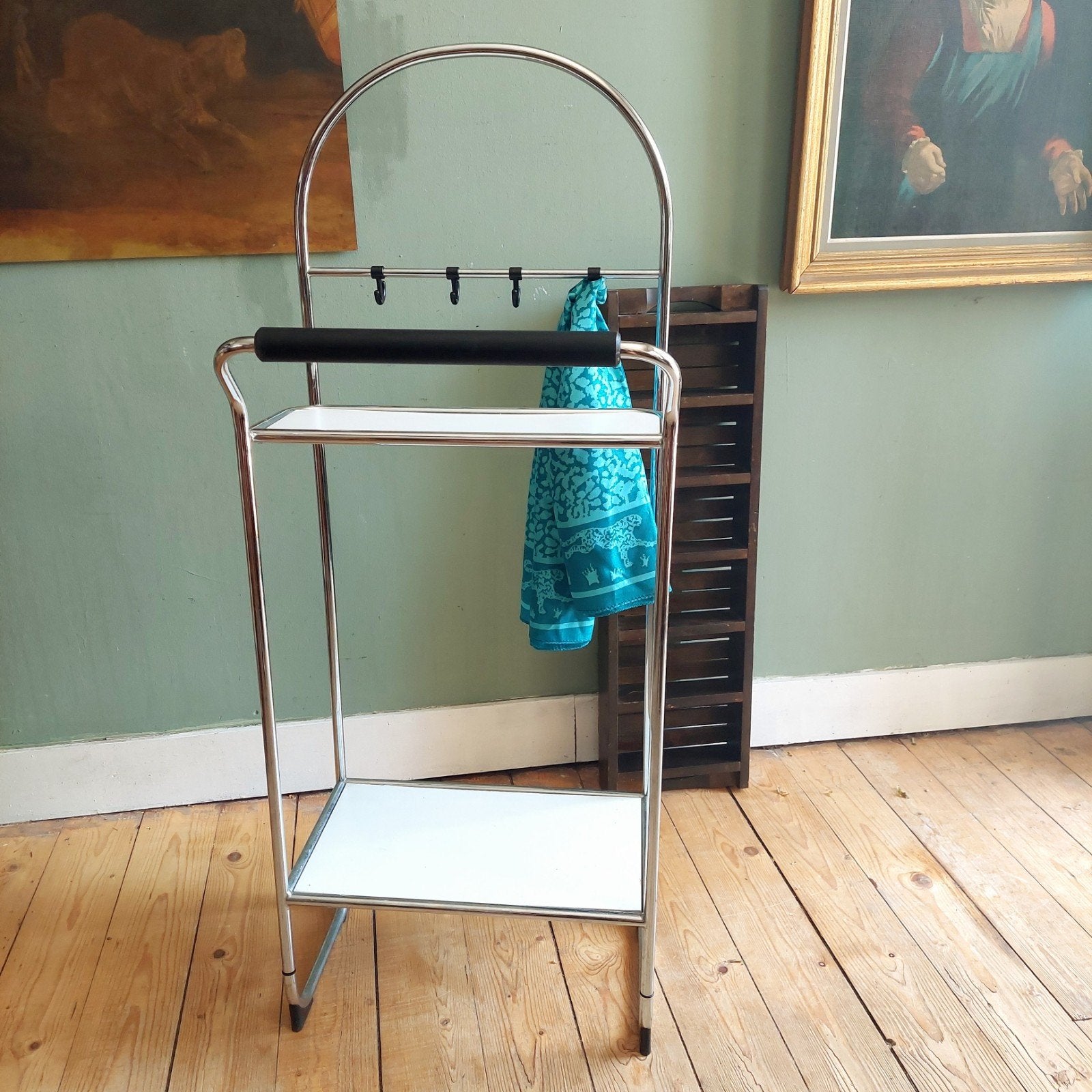 Lucky Vintage retro Scandinavische Herrbetjänt dressboy, Ophalen, Gebruikt, ., .