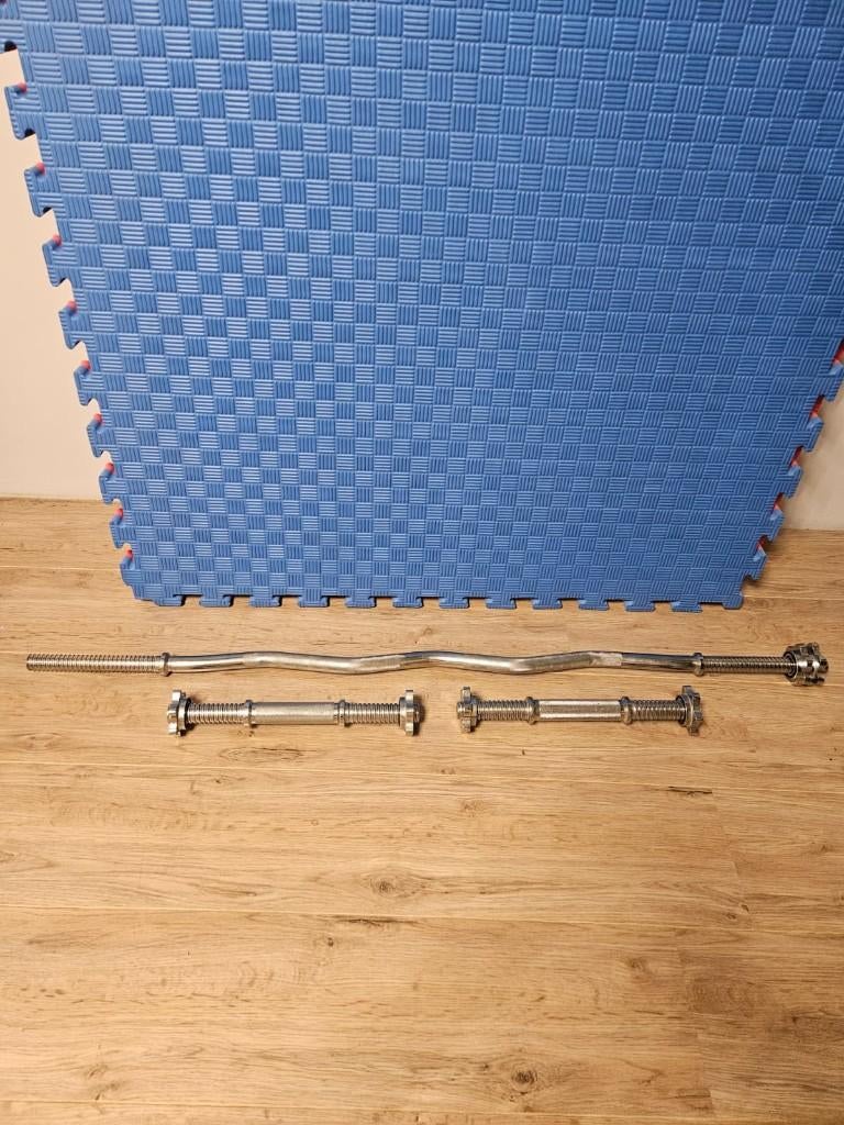 Halter - Dumbellstangen - Schroefsluiting 30 mm, Sport en Fitness, Ophalen, Benen, Krachtstation, Zo goed als nieuw