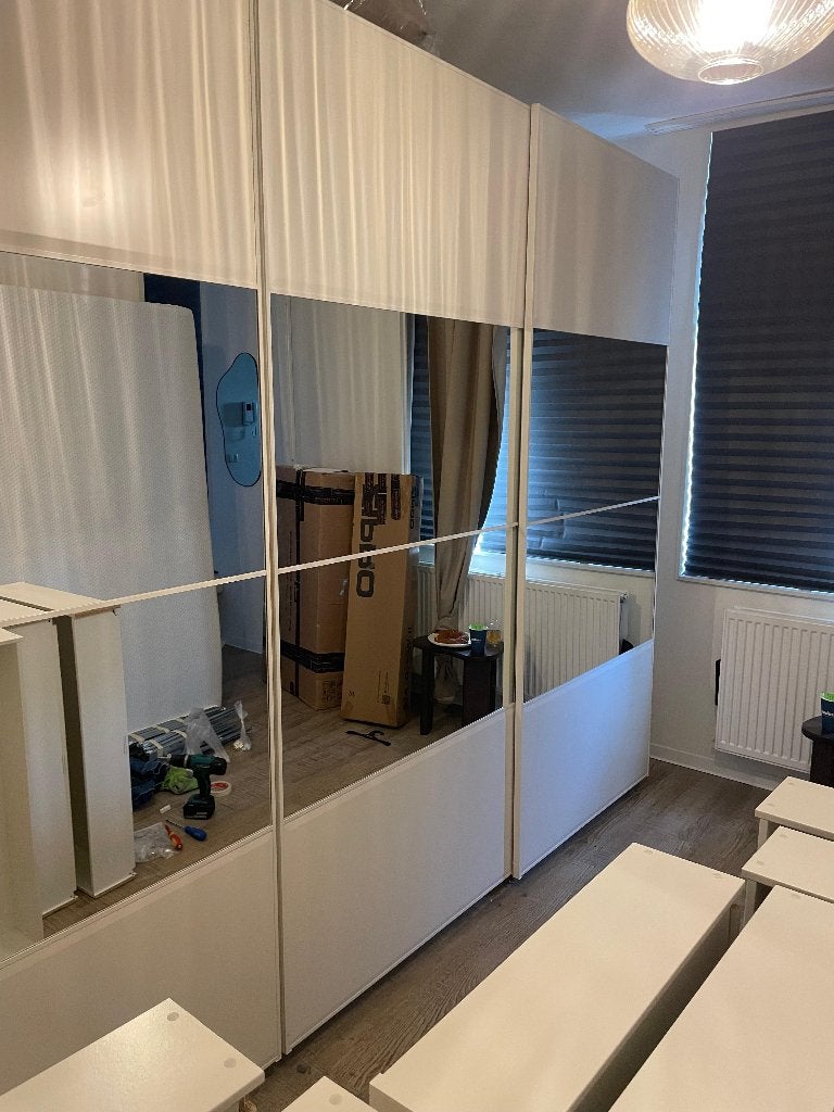 Ikea schuifdeur voor pax, 2 meter (AULI / MEHAMN), Ophalen, Zo goed als nieuw