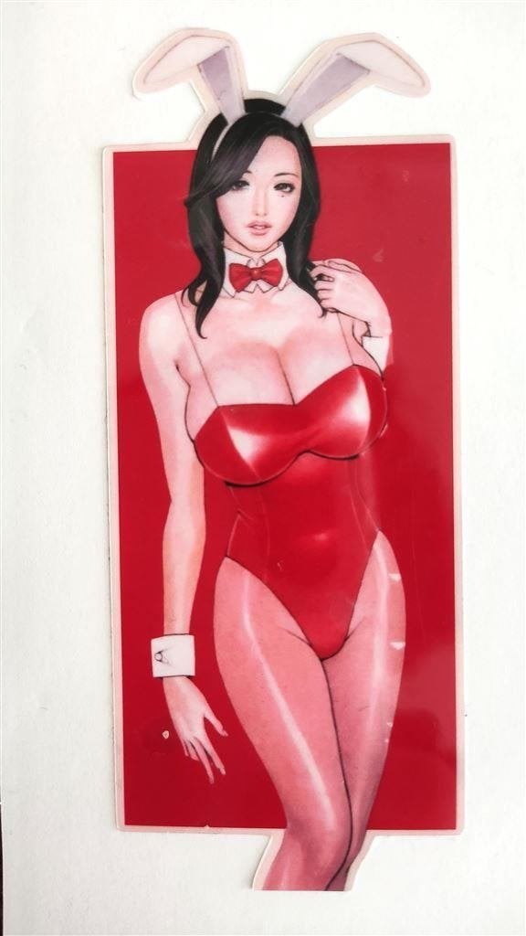 SEXY playboy BUNNY GIRL Pin up Vinyl Sticker, Verzenden, Nieuw, Poster
