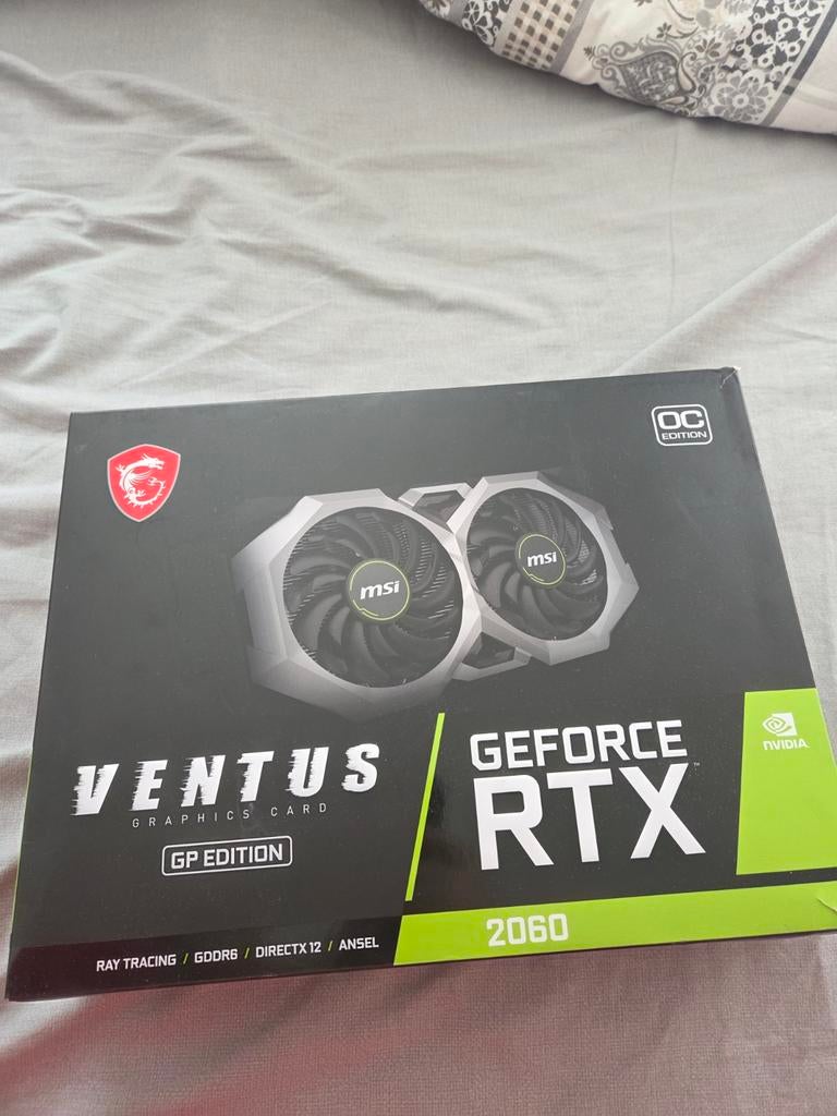 MSI GeForce RTX 2060 videokaart, Computers en Software, Videokaarten, Ophalen of Verzenden, GDDR6, PCI-Express 3, HDMI