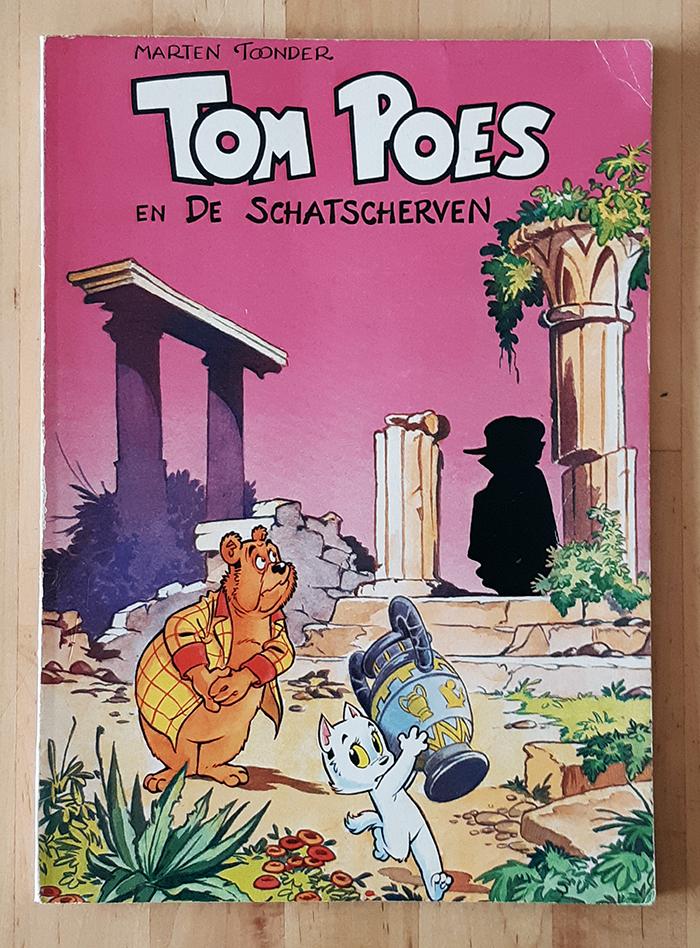 Tom Poes en de schatscherven. 1974. Eerste druk, Gelezen, Verzenden, Eén stripboek, Toonder Studio's
