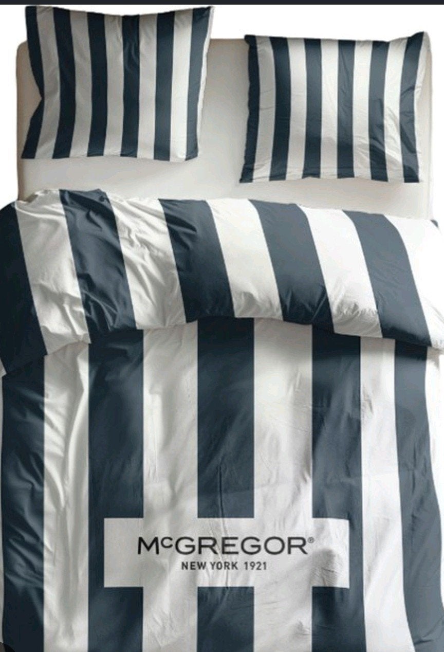 McGregor Classic Realy Blue Dekbedovertrek 200x200/220, Blauw, Dekbedovertrek, Ophalen of Verzenden, Overige merken