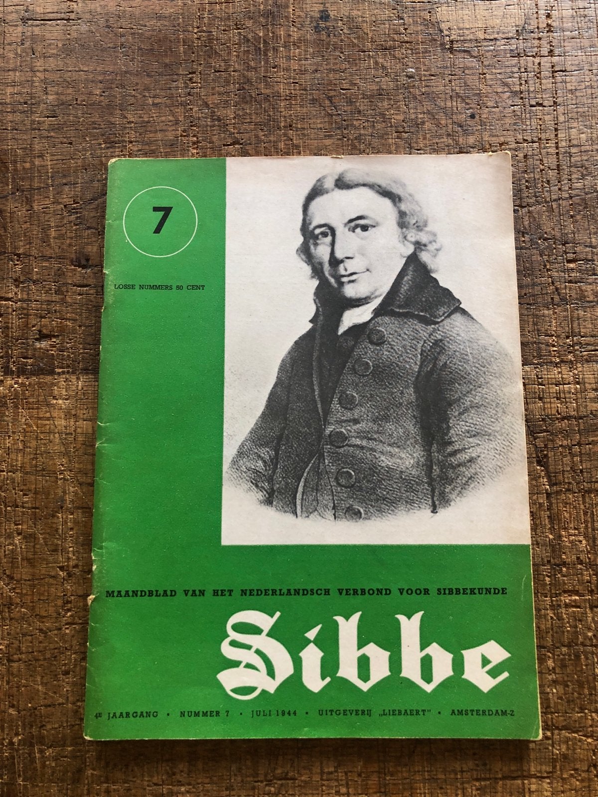 Sibbe Maandblad Juli 1944 - Nederlands Verbond Sibbekunde, Ophalen of Verzenden, Gelezen, Overige typen