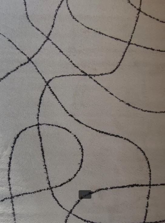Karpetten nieuw | 200 x 290 cm | wit met zwart | nieuw, Huis en Inrichting, Stoffering | Tapijten en Kleden, Nieuw, 200 cm of meer