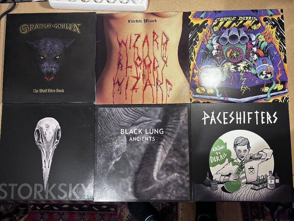 6 Stoner / Grunge / Rock LP’s (Vinyl), Colored vinyl, LP, Gebruikt, Ophalen of Verzenden