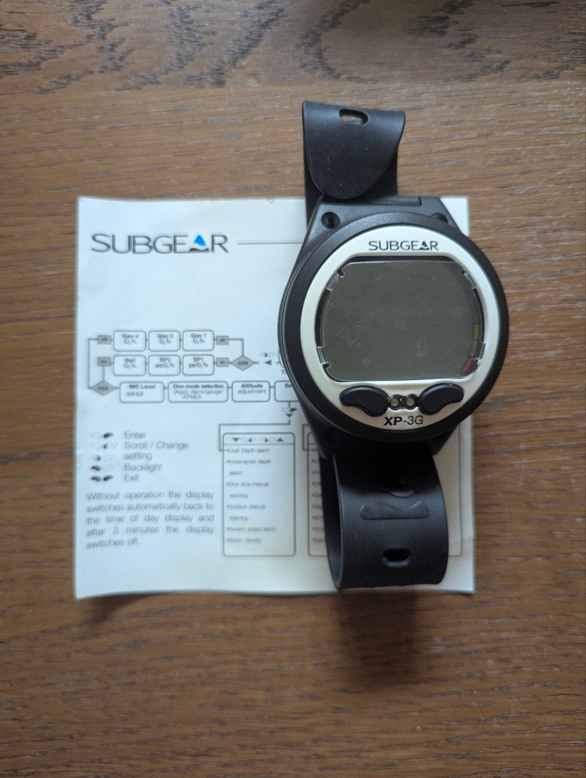 Subgear XP-3G Duikcomputer, Ophalen of Verzenden, Gebruikt, Duikcomputer