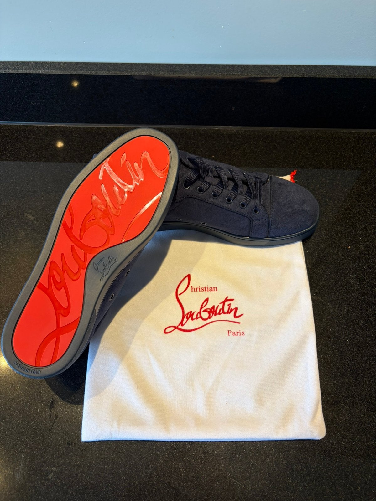 Christian louboutin schoenen maat 43, Ophalen of Verzenden, Nieuw, Blauw