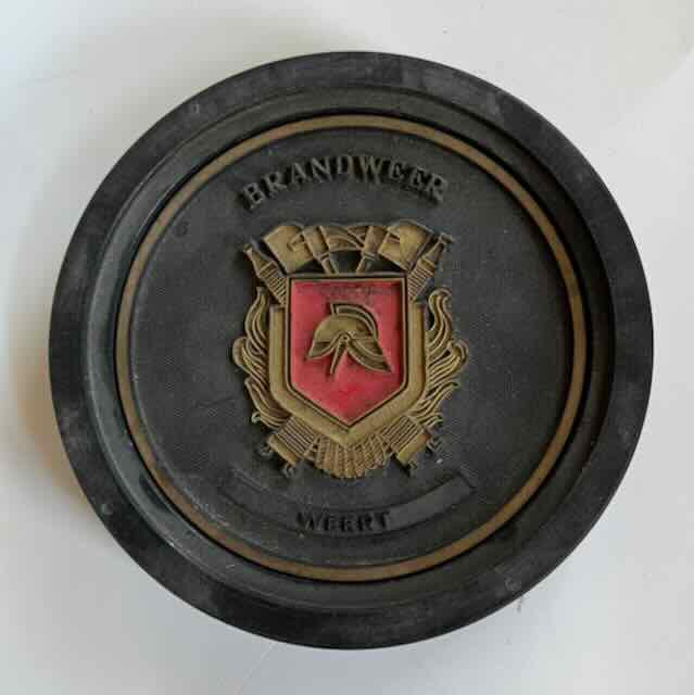Brandweer Weert - Wapenschild plaque, Ophalen of Verzenden, Gebruiksvoorwerp