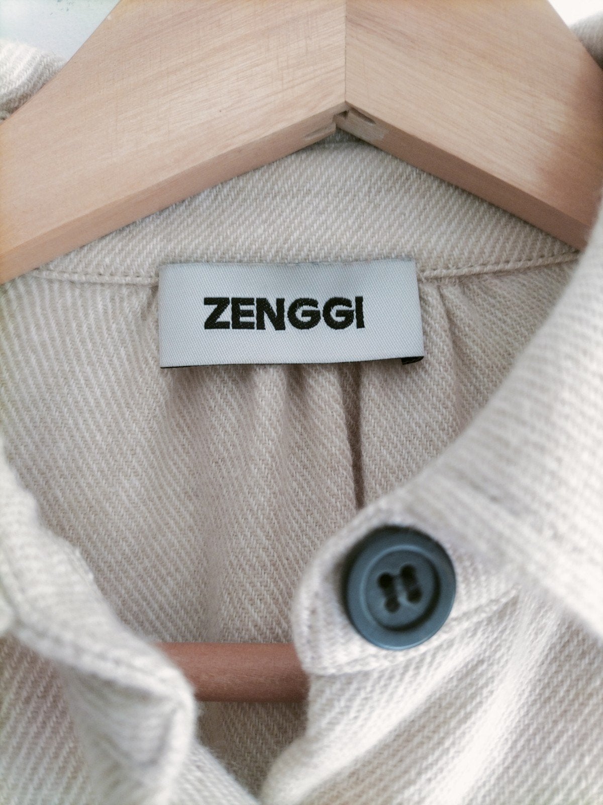 Zenggi Overshirt/Jasje - Beige - Maat M, Maat 38/40 (M), Zenggi, Beige, Ophalen of Verzenden