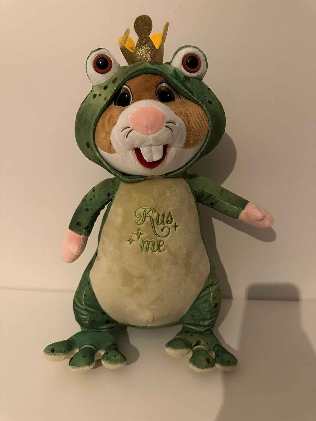 Albert Heijn (ah) hamster knuffel kikker (Efteling) (42 cm), Ophalen of Verzenden, Zo goed als nieuw, Hamster, Albert Heijn