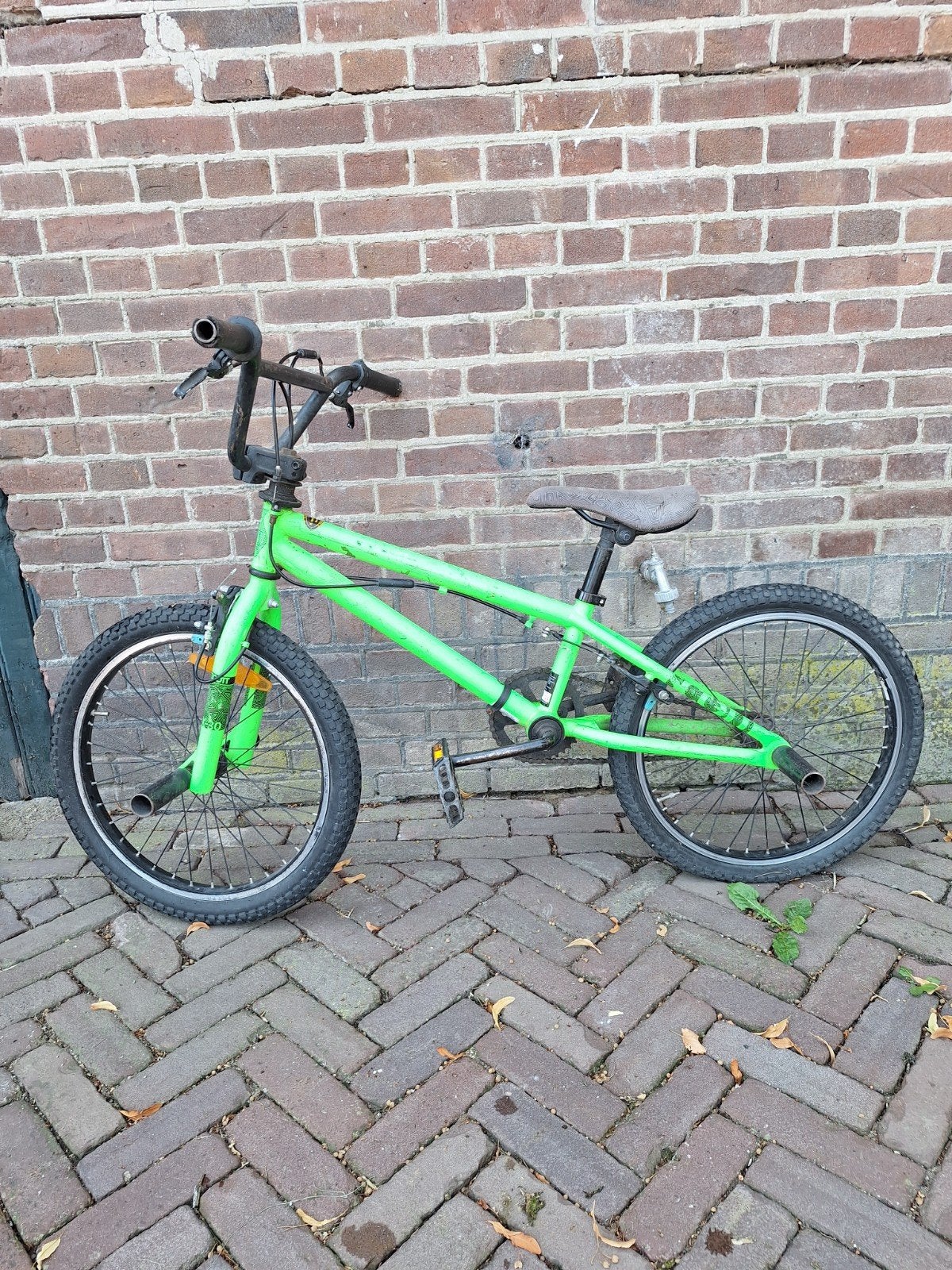 Scott stuntfiets opknapper - Groene BMX, Ophalen, Gebruikt, Staal, Velgrem