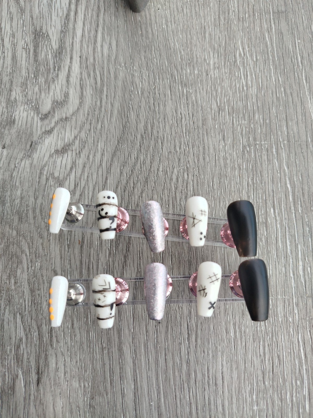 Handgemaakte persoonlijke press-on nagels, Ophalen of Verzenden, Nieuw