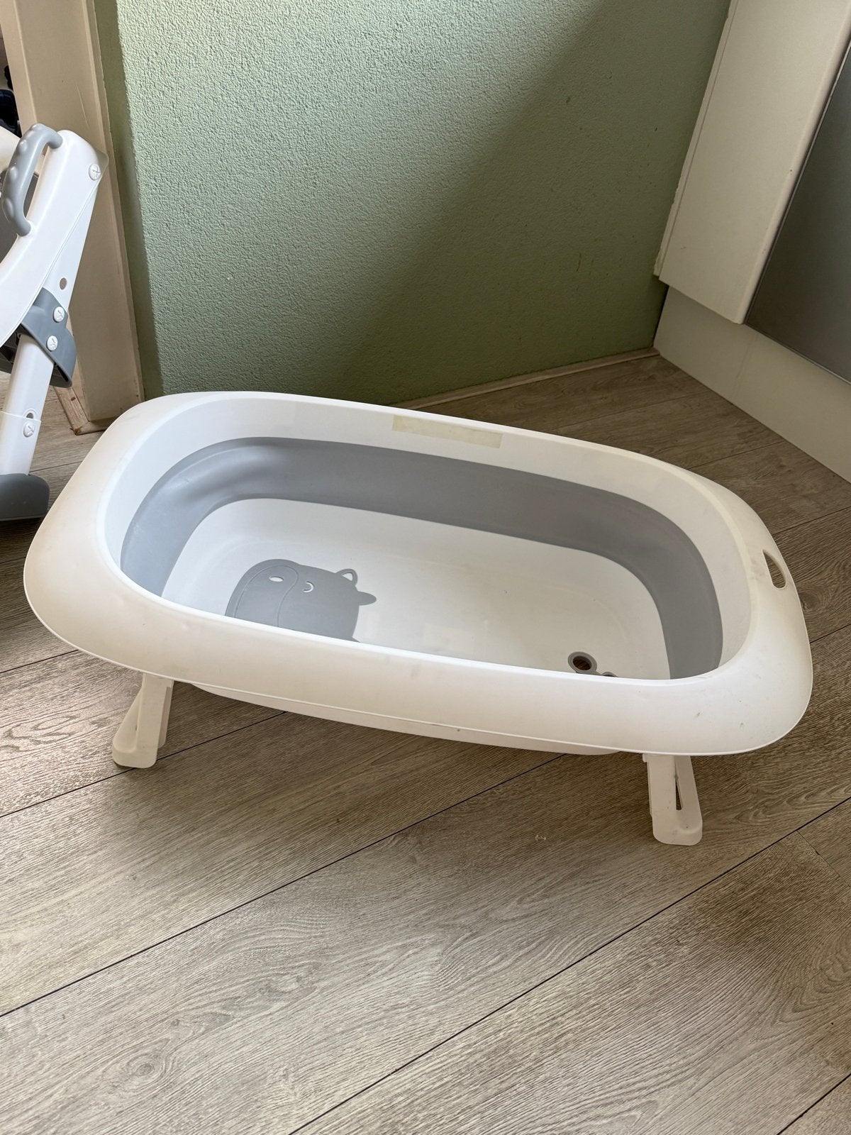 Puck opvouwbaar babybadje - ideaal voor kleine ruimtes, Ophalen, Gebruikt, Badje, Overige merken