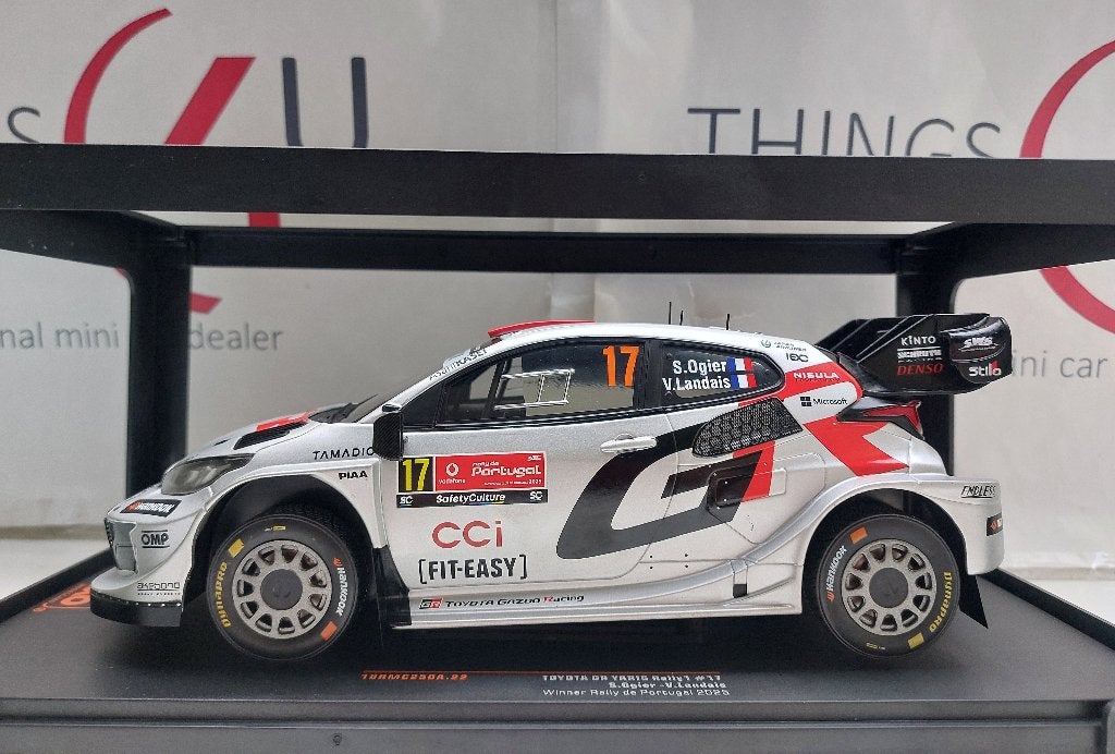 Ixo 1:18 Toyota GR Yaris Rally1 winnaar Rally Portugal Ogier, Ophalen of Verzenden, Nieuw, Auto, Overige merken