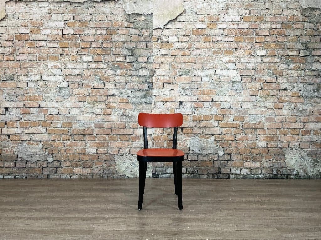 Vitra Basel Chair Set van 4 – Oranjerood | Jasper Morrison, Ophalen, Overige kleuren, Design, Zo goed als nieuw