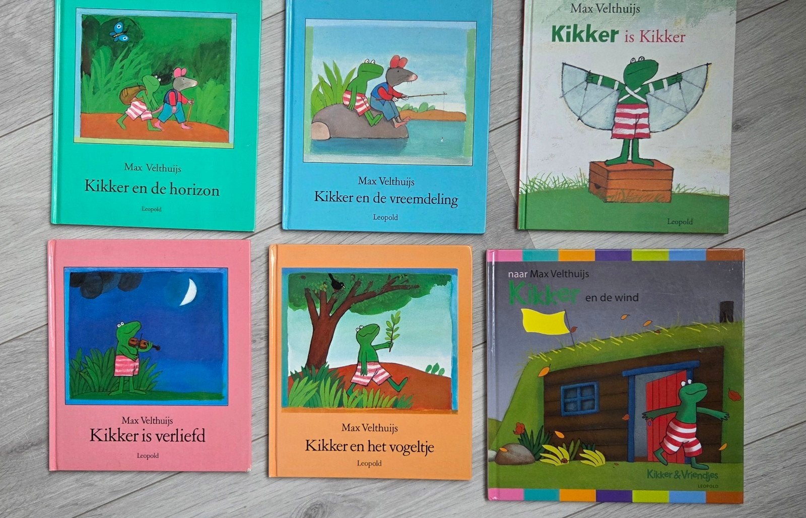 Kikker boeken Max Velthuijs - 6-delige collectie, Gelezen, Fictie algemeen, Max Velthuijs, Jongen of Meisje