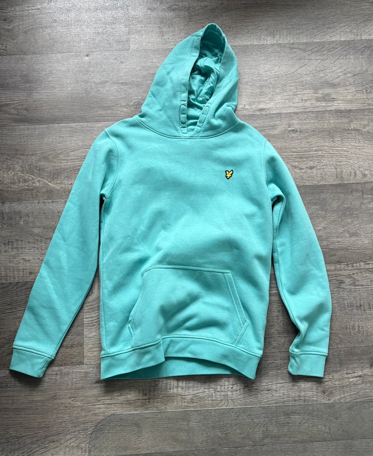 Mintgroene hoody Lyle & Scott, Ophalen of Verzenden, Zo goed als nieuw, Jongen, Trui of Vest