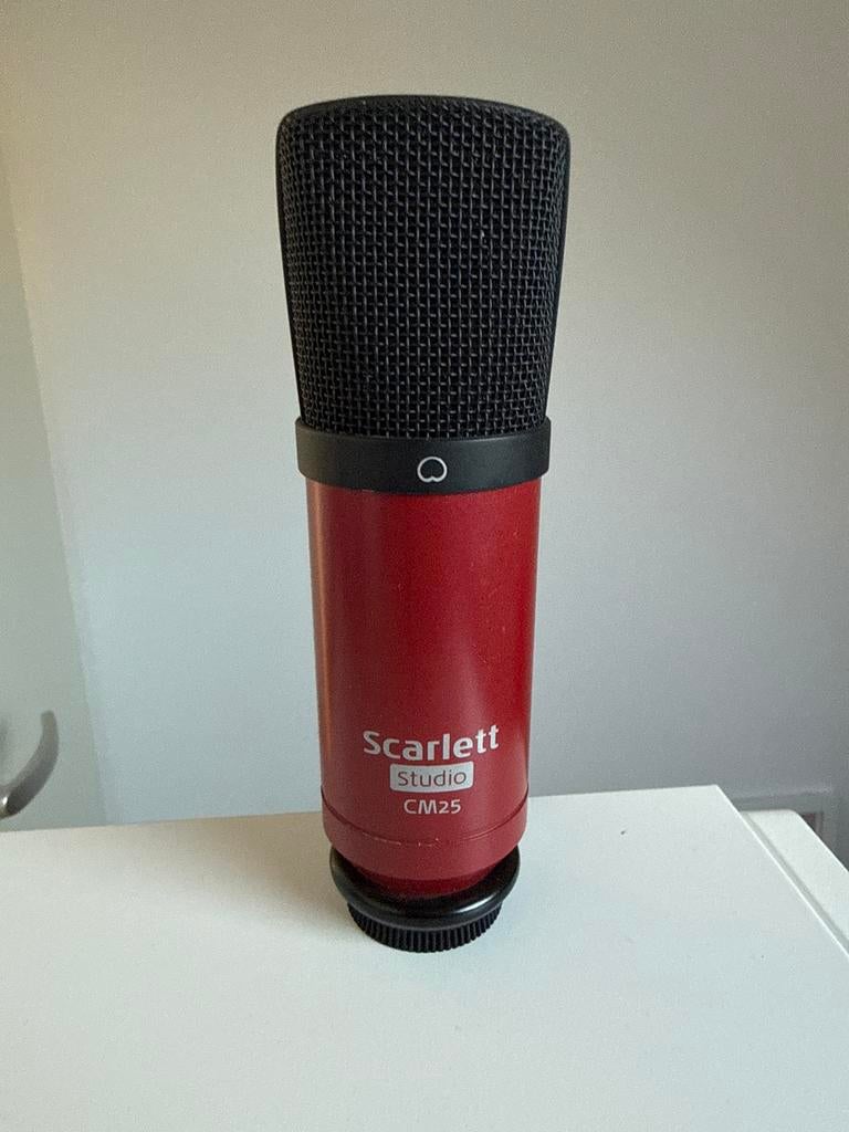 Scarlett Studio CM25 Condensatormicrofoon, Ophalen of Verzenden, Zo goed als nieuw, Studiomicrofoon