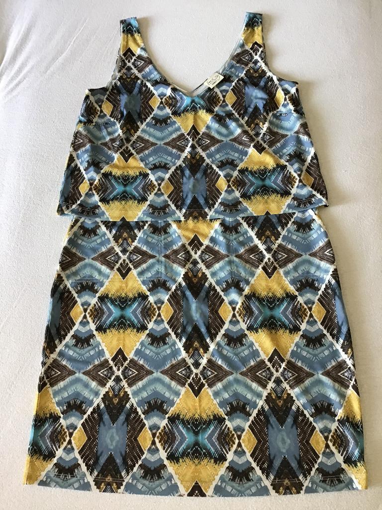 Leuk zomerjurkje van Taifun maat 40, Maat 38/40 (M), Blauw, Ophalen of Verzenden, Zo goed als nieuw