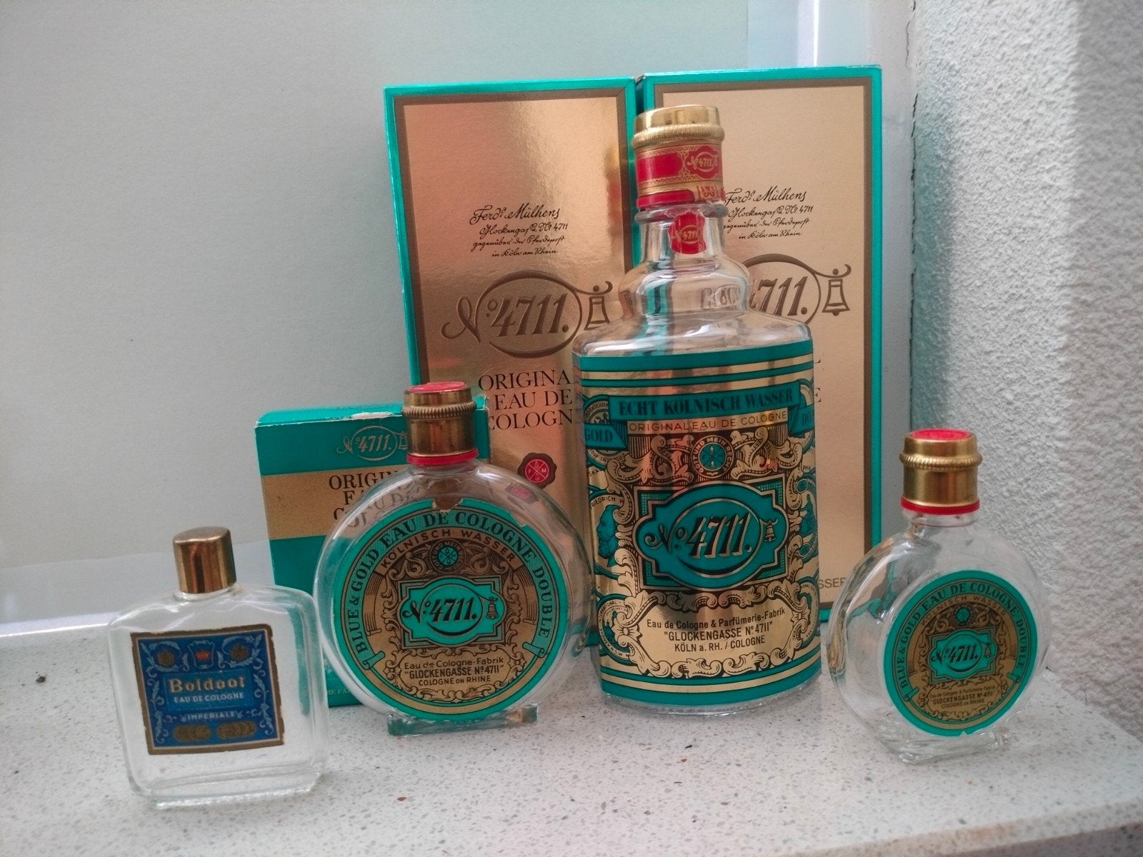 4711 Eau de Cologne Collectie - Vintage Flessen, Ophalen of Verzenden, Gebruikt