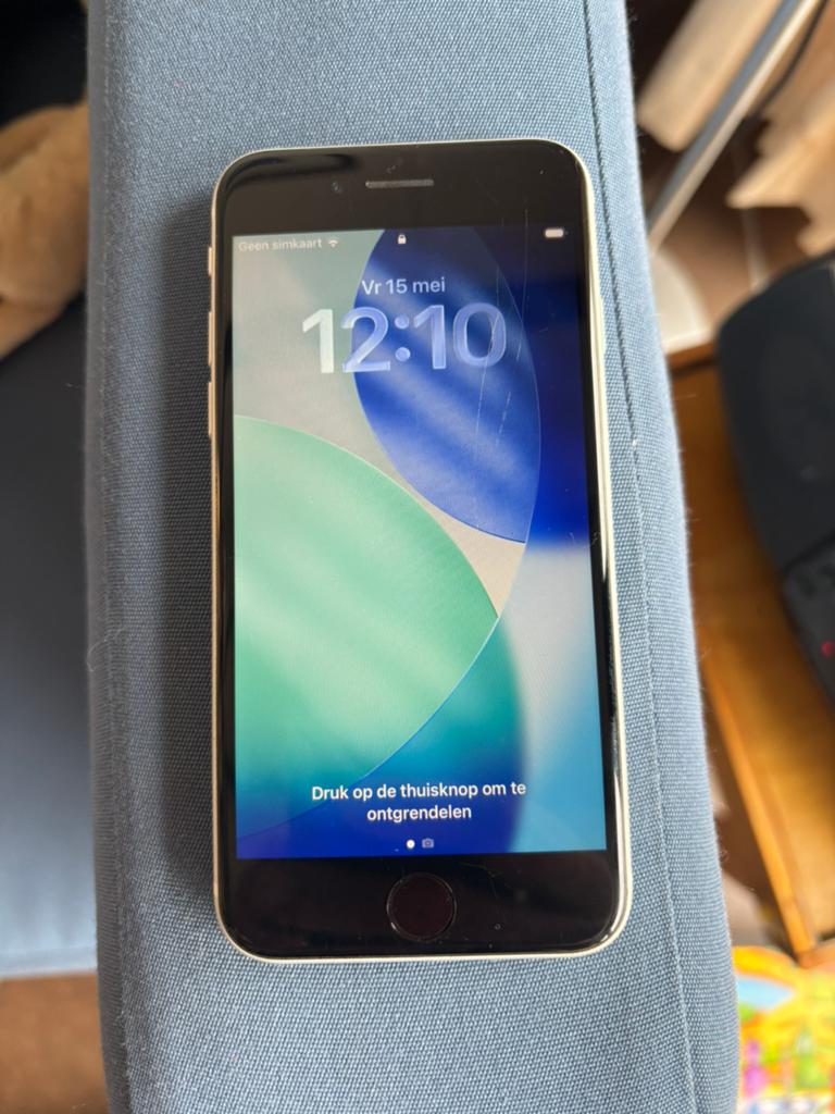 Iphone SE (2nd Gen) Wit 128GB, Telecommunicatie, Mobiele telefoons | Apple iPhone, Wit, Ophalen of Verzenden, 82 %, Zonder simlock