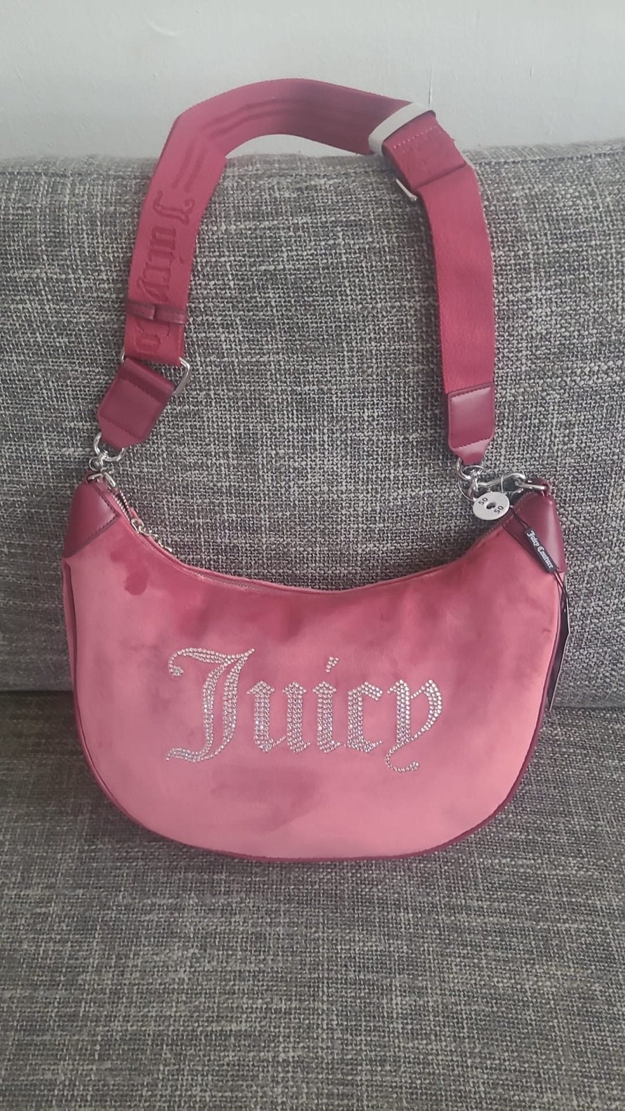 Nieuwe Juicy Couture tas met kaartje, Sieraden, Tassen en Uiterlijk, Ophalen of Verzenden, Nieuw, Roze, Schoudertasje