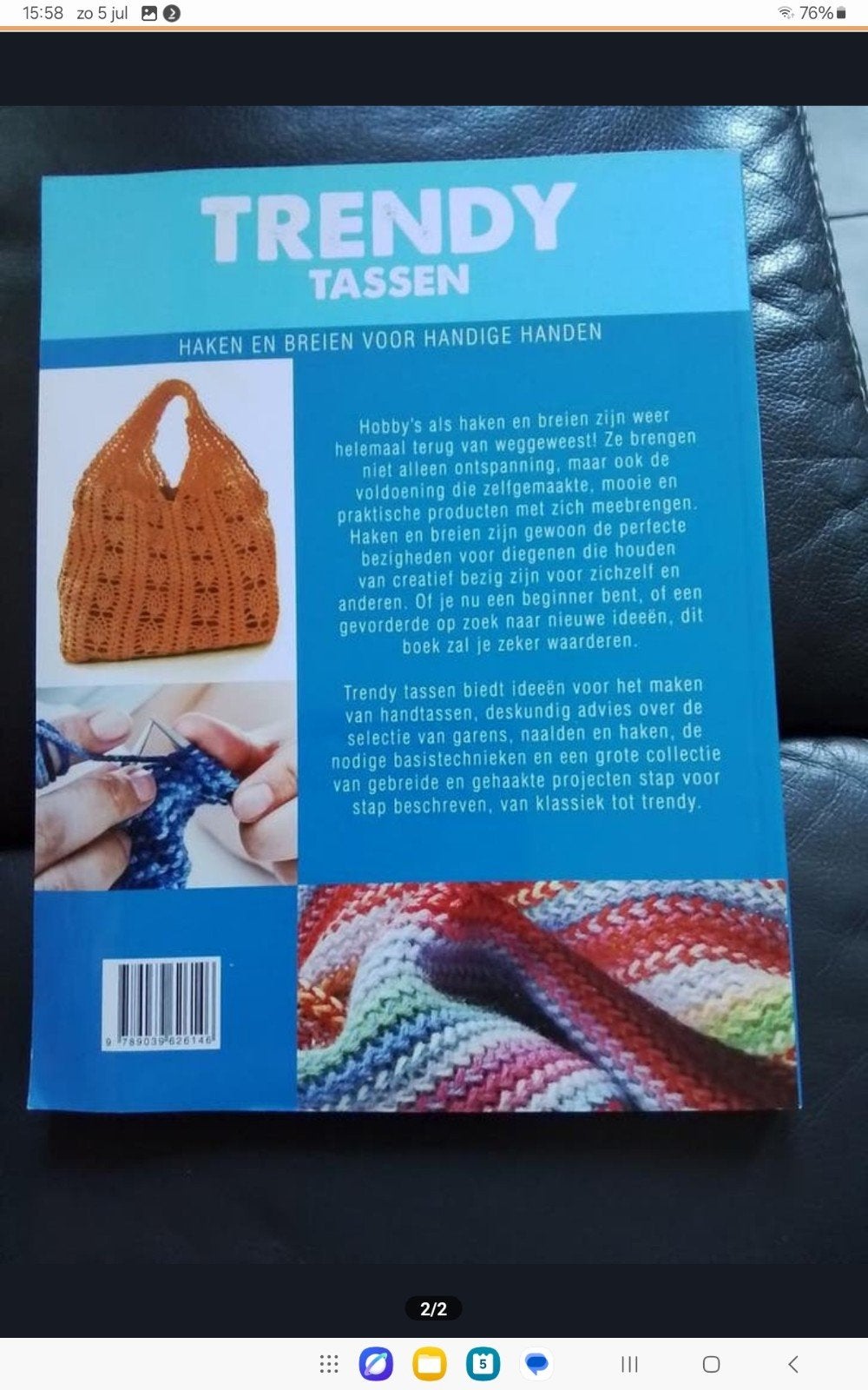 Trendy Tassen: Haken en Breien voor Handige Handen, Ophalen of Verzenden, Zo goed als nieuw, Breien en Haken, Onbekend