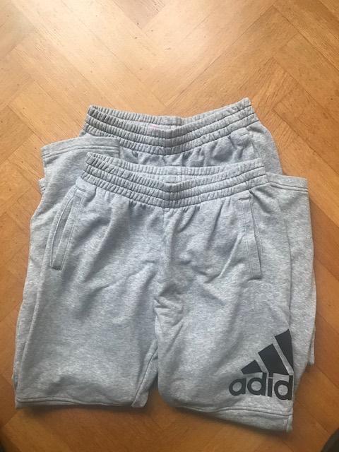 2x Adidas joggingbroek, zgan, maat L (US), 13-14 jaar, Ophalen of Verzenden, Zo goed als nieuw, Overige maten