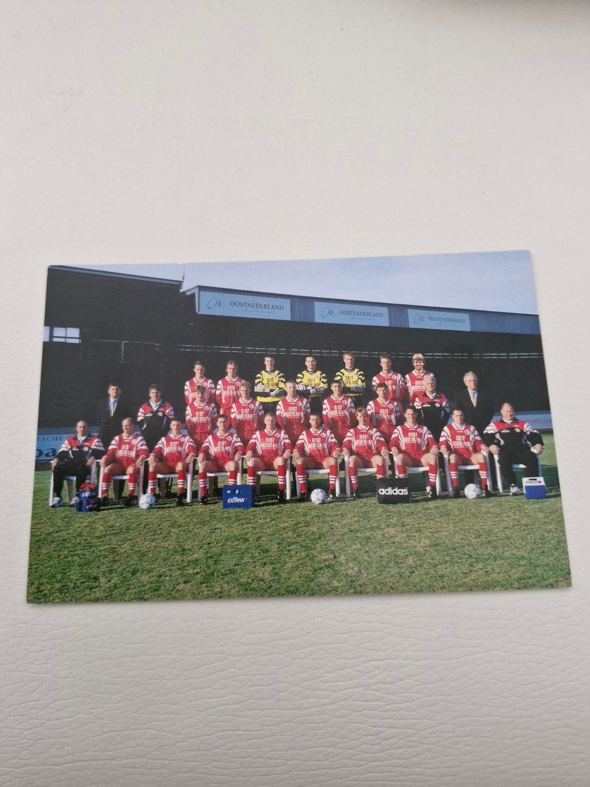 FC Twente elftalfoto seizoen 1996-1997, Ophalen of Verzenden, Zo goed als nieuw, F.C. Twente, Poster, Plaatje of Sticker