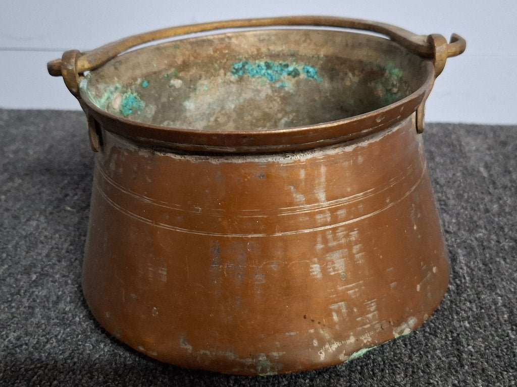 Koperen pot, Antiek en Kunst, Antiek | Koper en Brons, Ophalen, Koper