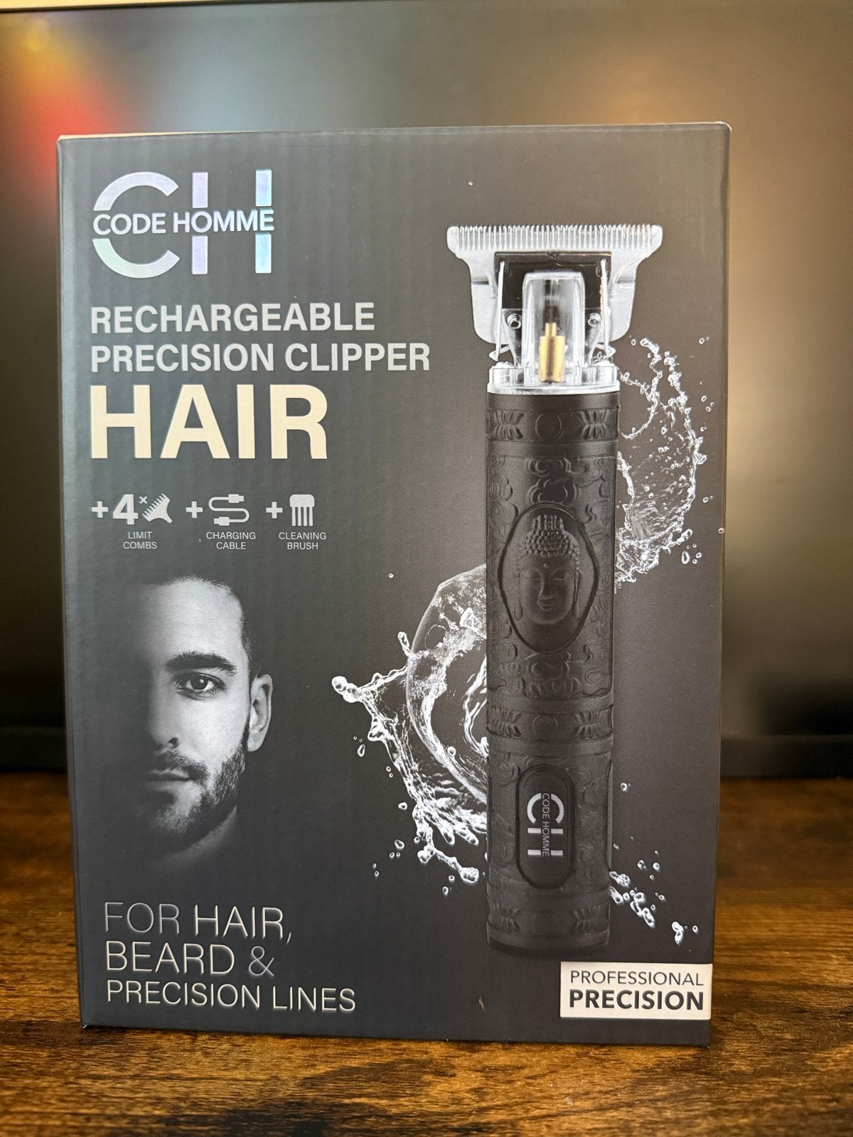 CODE HOMME Oplaadbare Precisie Tondeuse - Haar & Baard, Ophalen of Verzenden, Nieuw
